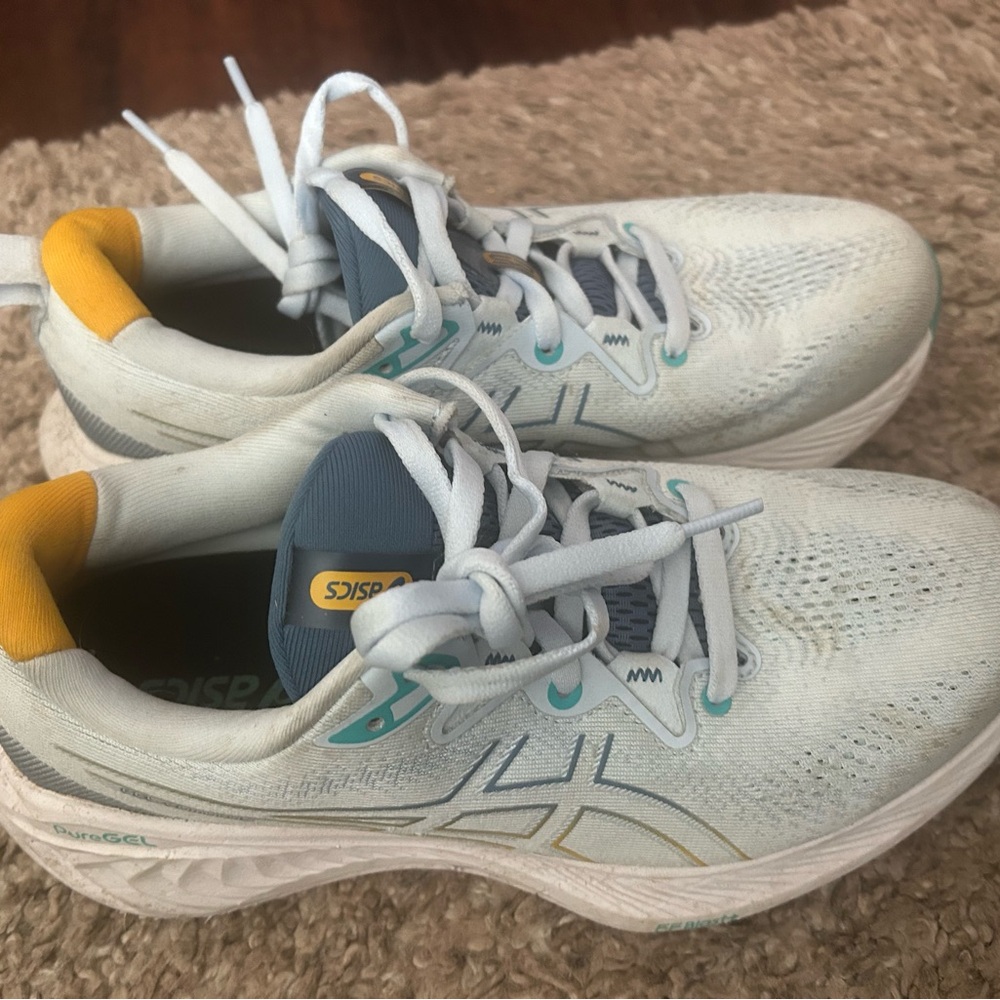 ASICS Gel Cumulus 25 Shoes in blue and Yellow womens Size 8